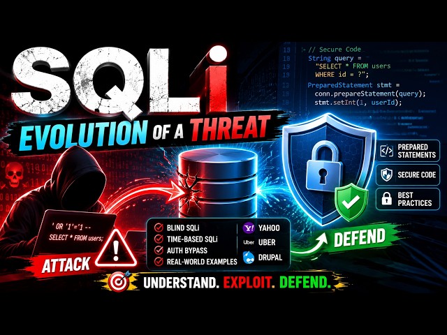 SQLi: Evolution of a Threat | Understanding SQL Injection Attacks & Defenses