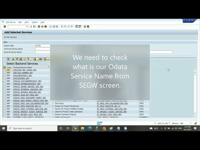 SAP OData creation step by step