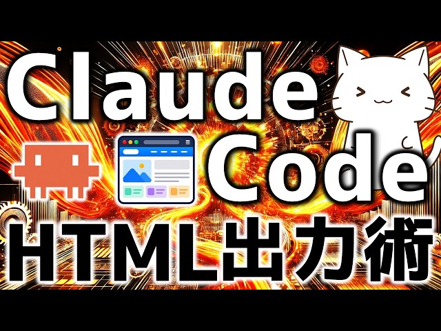 Creating documents with Claude Code! We explain the reasons for using HTML over Markdown and prov...