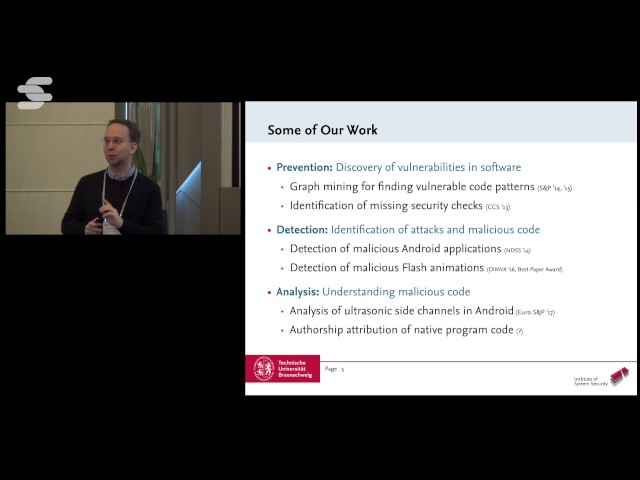 Data Mining for Security - Konrad Rieck