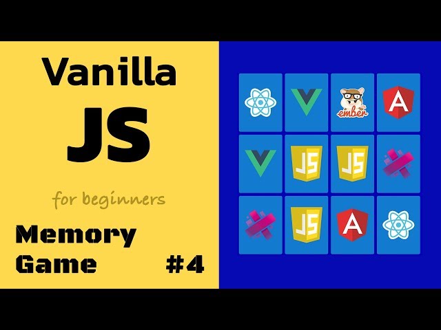 Learn Vanilla Javascript: Memory Game Tutorial - Flip Card [4/11]