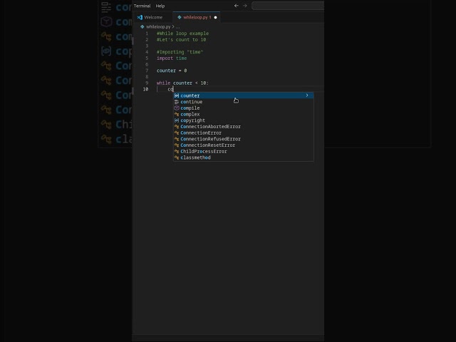While loop - Python #python