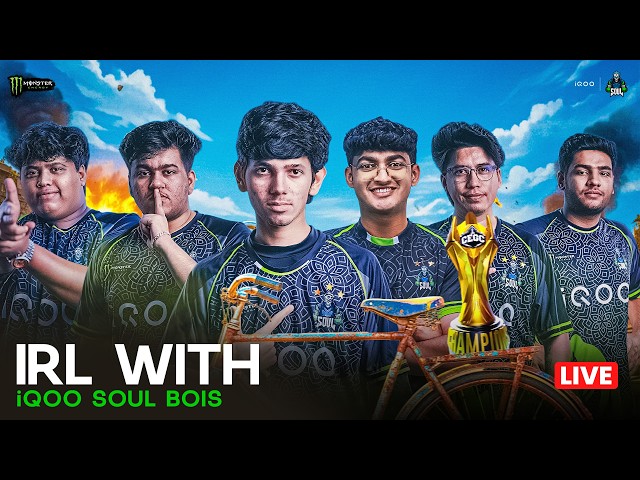 IRL W TEAM iQOO SouL BEFORE BGMS LAN🚀|