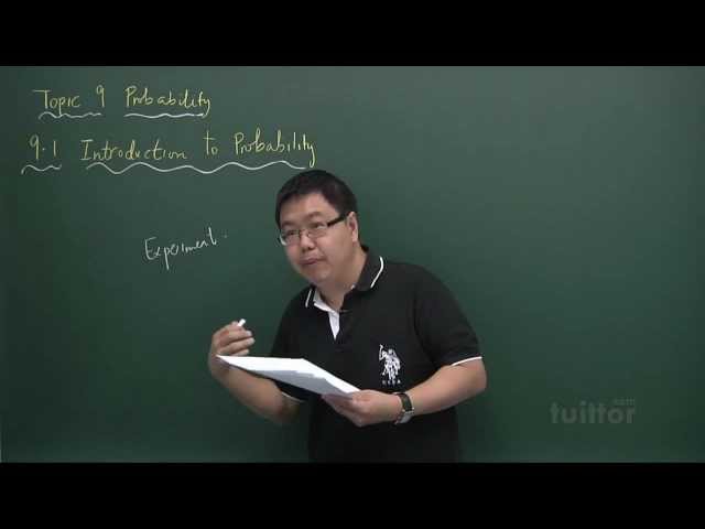 JC Mathematics H1 - Topic 9 Probability Demo Video
