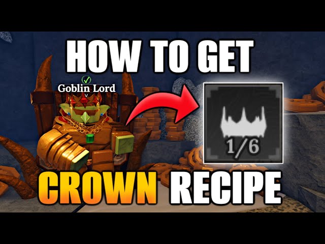 (NEW CODES!) How to Get the NEW Secret Goblin's Crown Recipe in The Forge ROBLOX