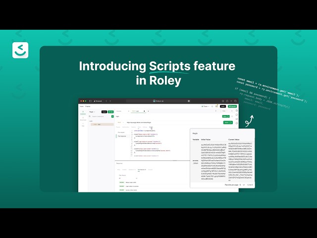 Pre & Post Scripts in Roley | Automate Your API Testing Workflows🚀