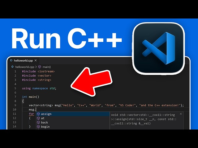 How To Run C++ On Visual Studio Code On Windows 11 (Code In C++ On VS Code)