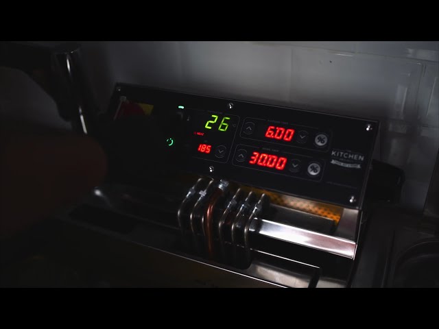 SETTING TEMPERATURE ON DEEP FRYER PANNEL DIGITAL CONTROL -