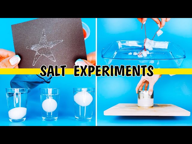 Salt experiments to do at home | Kitchen Science