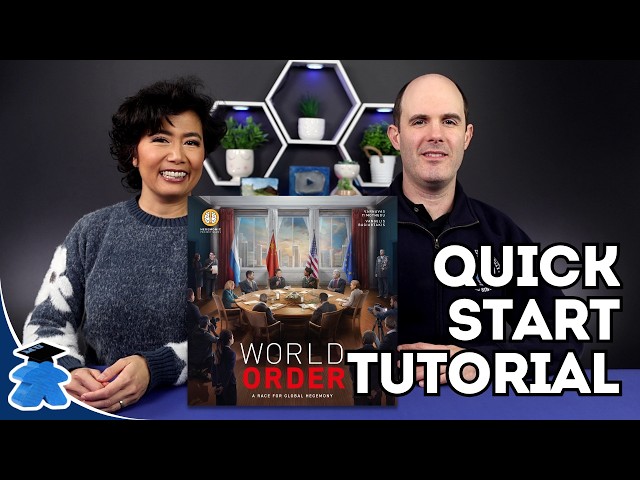 World Order - Start Playing in 14 Minutes. Concise Board Game Tutorial