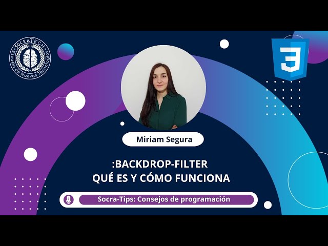 SocraTips - Backdrop-filter: qué es y cómo funciona  - SocraTech