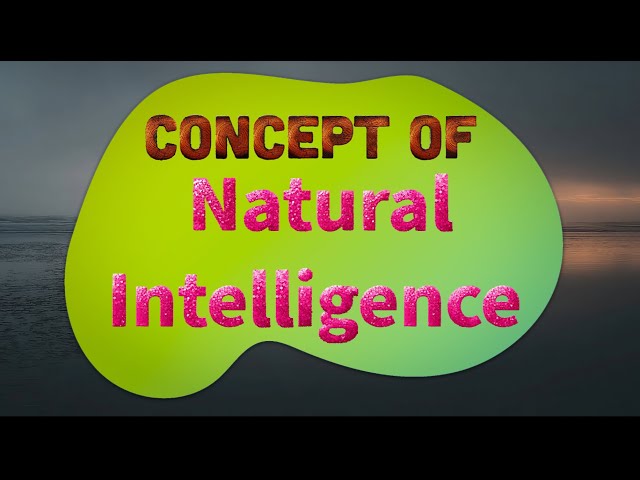 (Lecture-6), Concept of Natural Intelligence