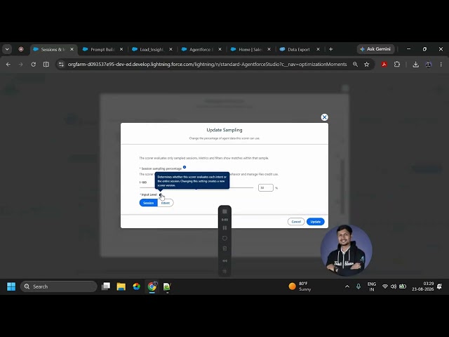 Deploy and Activate Agentforce Scorer Metadata associated with Agent and Prompt Template