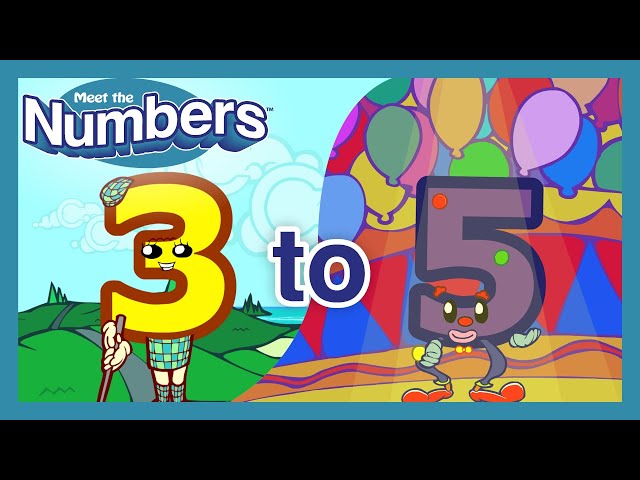 Meet the Numbers 3 to 5 | 5-Minute Lesson | Preschool Prep Company