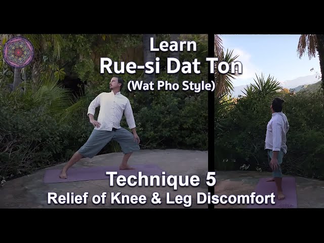 5: Relief of Knee & Leg Discomfort With Rue-si Dat Ton (Wat Pho Style) Technique 5