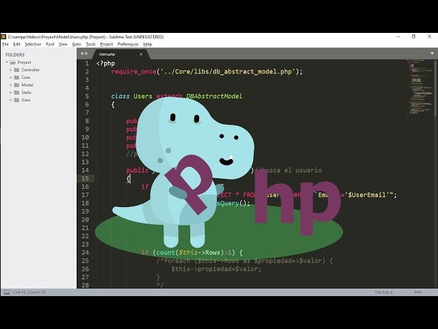 Curso de Programación Orientada a Objetos(POO) y MVC en php