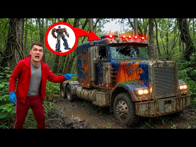 We Found OPTIMUS PRIME Truck Abandoned After SHOCKING Crash! Transformers in DANGER!