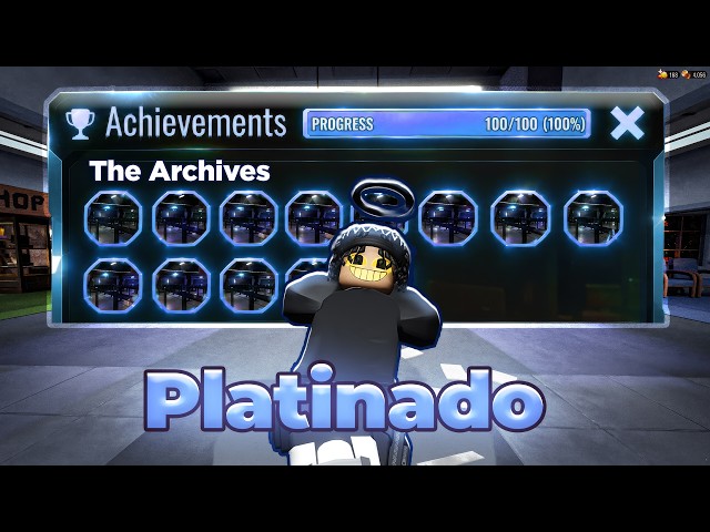 I platinumed THE ARCHIVES in DOORS! 👁️ Getting the LAST GLITCHED ACHIEVEMENT