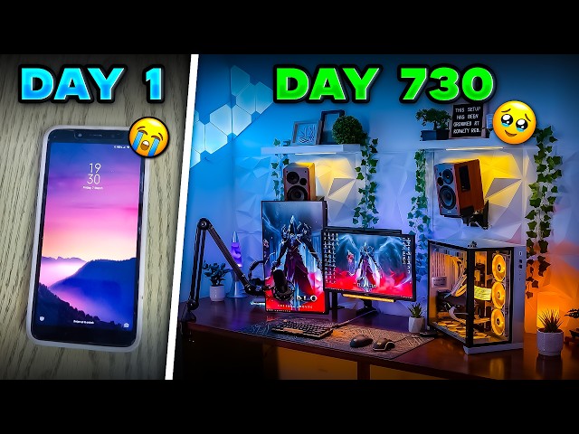 My *Gaming/YouTube* Setup Journey From 0----200K SUBSCRIBERS !! 🥹