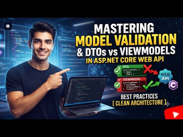 DTO vs ViewModel vs Model Validation 💻 | ASP.NET Core Interview Topic🔥 | Complete Guide