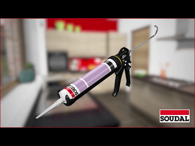 Natuurstenen werkblad afkitten met Soudal Natuursteen Silicone