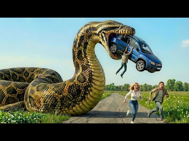 Giant Python Attacks Everything in Its Way! What Happens Will Shock You