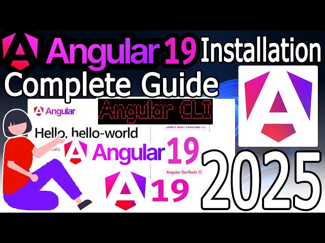 How to Install Angular 19 on Windows 10/11 [ 2025 Update ] Demo Angular Project | Complete Guide