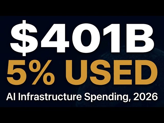 $401 Billion in AI Infrastructure. 5% Actually Gets Used.