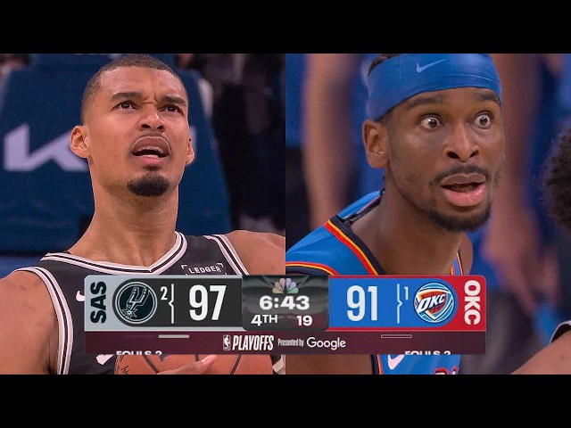 Final 6:45 WILD GAME 7 ENDING #2 Spurs at #1 Thunder | May 30, 2026