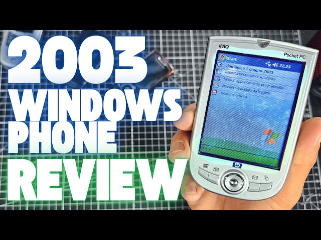 HP iPAQ Pocket PC Review – The Phone From 2003 That Runs Windows