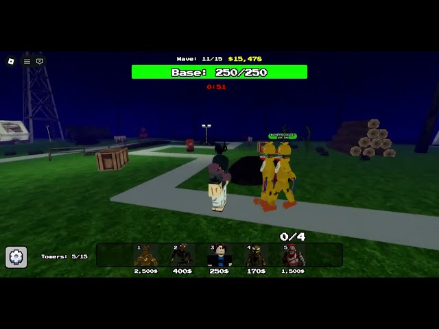 All new working codes in Bite by night tower defense!