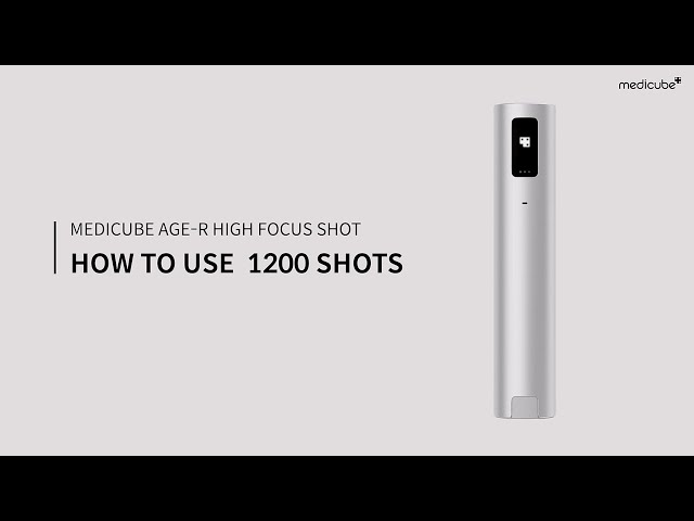 [MEDICUBE] AGE-R High Focus Shot - 1200 SHOT Tutorial