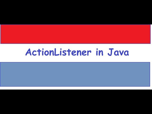 Java Event Handling | Java Event | ActionListener in Java | ActionEvent in Java | Event Handling