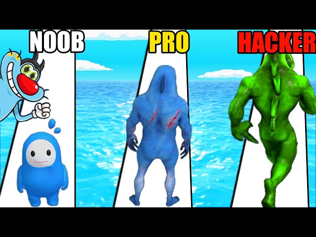 NOOB vs PRO vs HACKER | In Monster Evolution | With Oggy And Jack | Rock Indian Gamer |