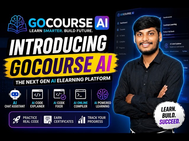 🚀 Introducing GOCOURSE AI – The Ultimate AI-Powered eLearning Platform for Developers (2026)