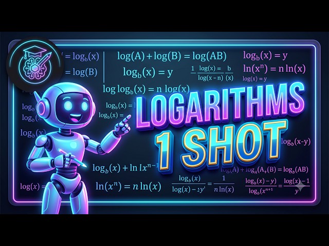 Logarithm Complete One Video | Maths Class 11 | CBSE Board Exam 2026-27