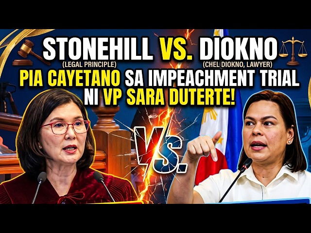 STONEHILL VS. DIOKNO- PIA CAYETANO SA IMPEACHMENT TRIAL NI VP SARA DUTERTE