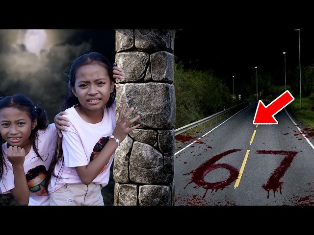 ALUNA AND AMANDA ARE AFRAID TO SEE THE NUMBER SIX SEVEN BLUE ON THE ROAD!! RUN QUICKLY!!