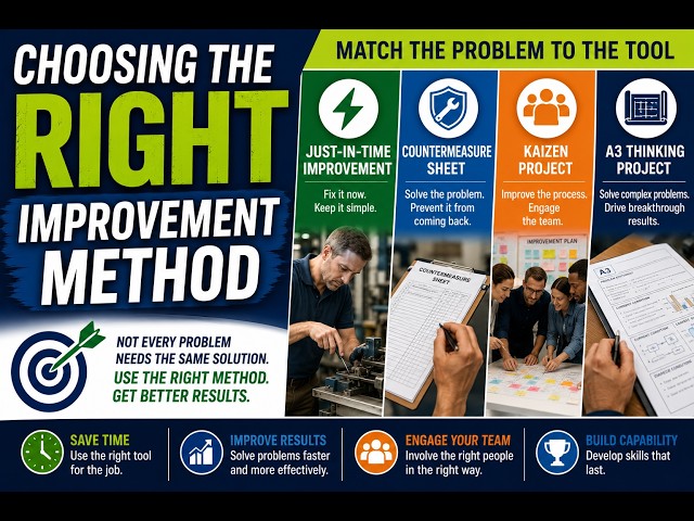 How to Choose the Right Continuous Improvement Problem Solving Tool