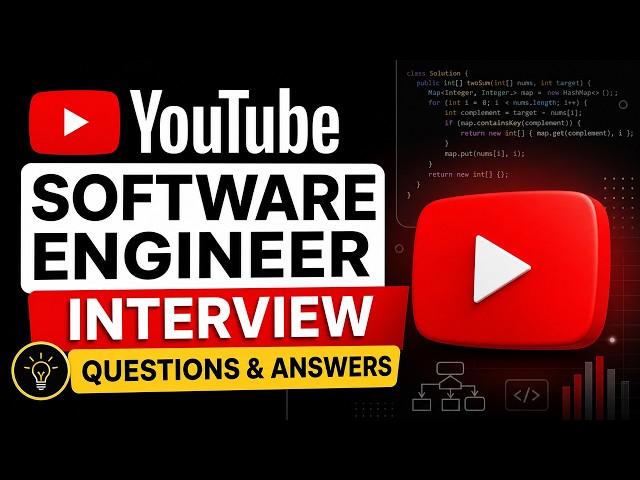 YouTube Software Engineer Interview Questions & Answers