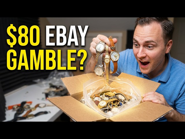 I BOUGHT A BOX OF WATCHES FROM EBAY FOR $80!