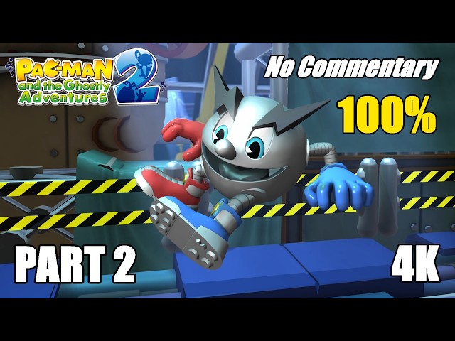 Pac-Man and The Ghostly Adventures 2 | Part 2 – 100% Full Playthrough [4K No Commentary]