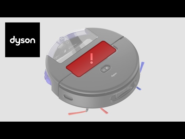Cómo volver a colocar correctamente el depósito del robot aspirador Dyson Spot+Scrub™ Ai