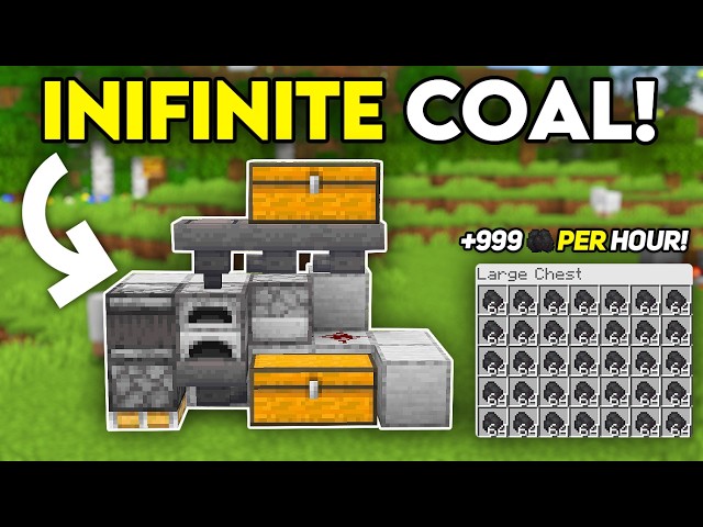 NEW INFINITE COAL FARM in Minecraft Bedrock! (26.1+)