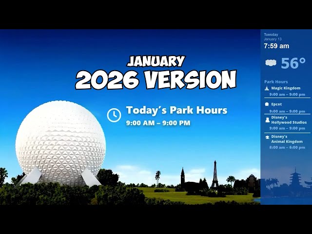 WDW Today Channel - January 2026 - New Music!! | Walt Disney World Resort TV