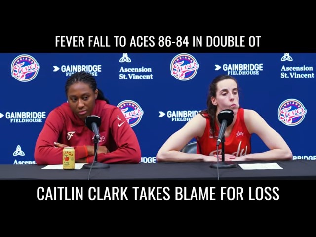 Caitlin Clark Takes Blame In Fever's Loss to Aces