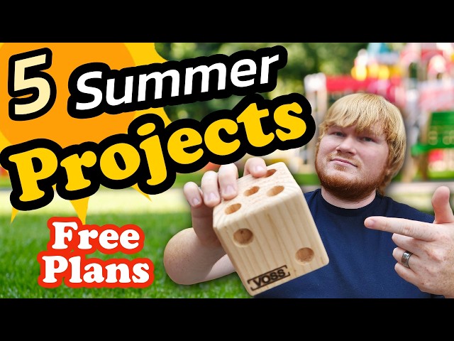 5 FREE PLAN Woodworking Projects: Summer Edition.