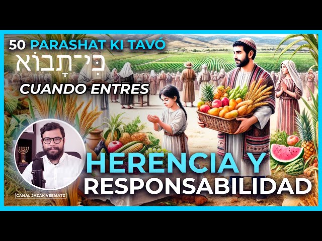 La llave de la PROSPERIDAD  | #50 PARASHA KI TAVÓ  (CUANDO ENTRES) #tiemporeal #torah #biblia