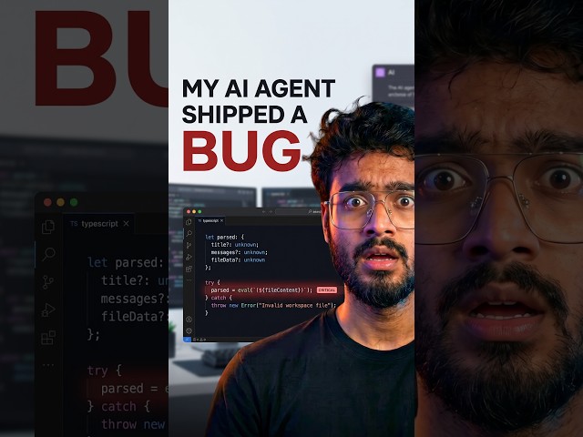 My AI Agent Shipped a Bug 💀 #ai #coding