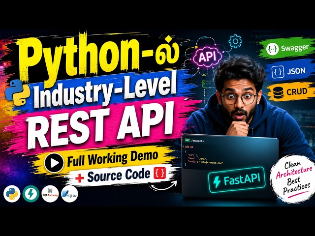 Python-ல் Industry-Level REST API | Full Working Demo + Source Code | Tamil Tech Knowledge